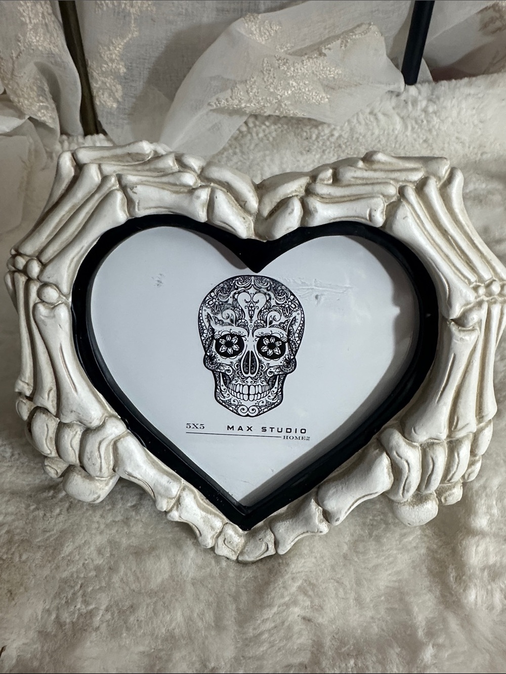 Max studio Skeleton 💀 5” x5” picture frame